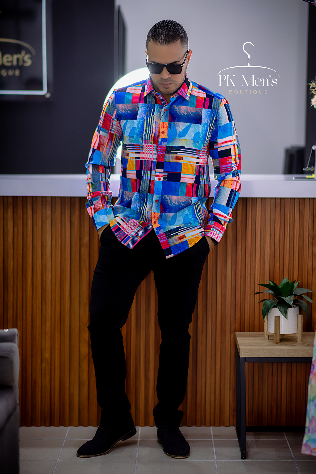 Modern Print Shirt