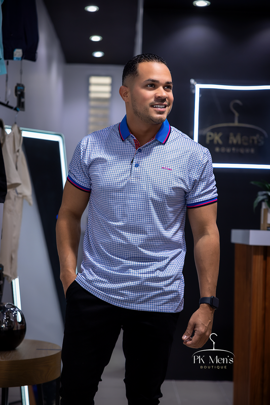 Modern Check Polo