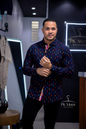 Navy Abstract Shirt