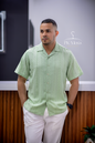 Sage Crochet Shirt