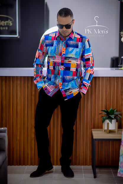 Modern Print Shirt