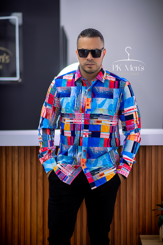 Modern Print Shirt